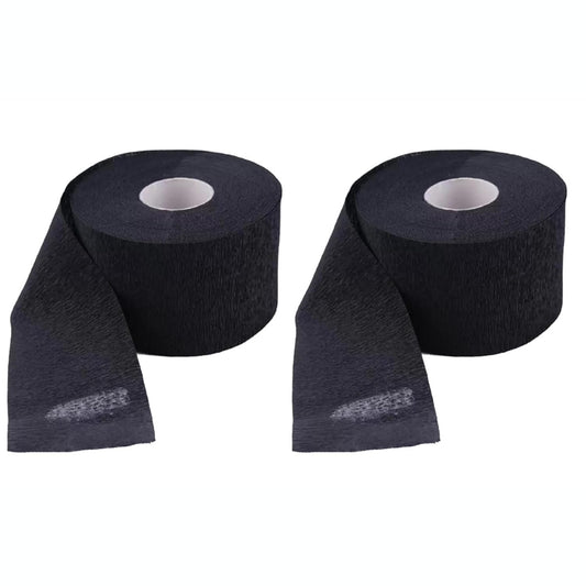 The Shave Factory Neck Strip Disposable Barber Neck Band (2 Rolls Black)